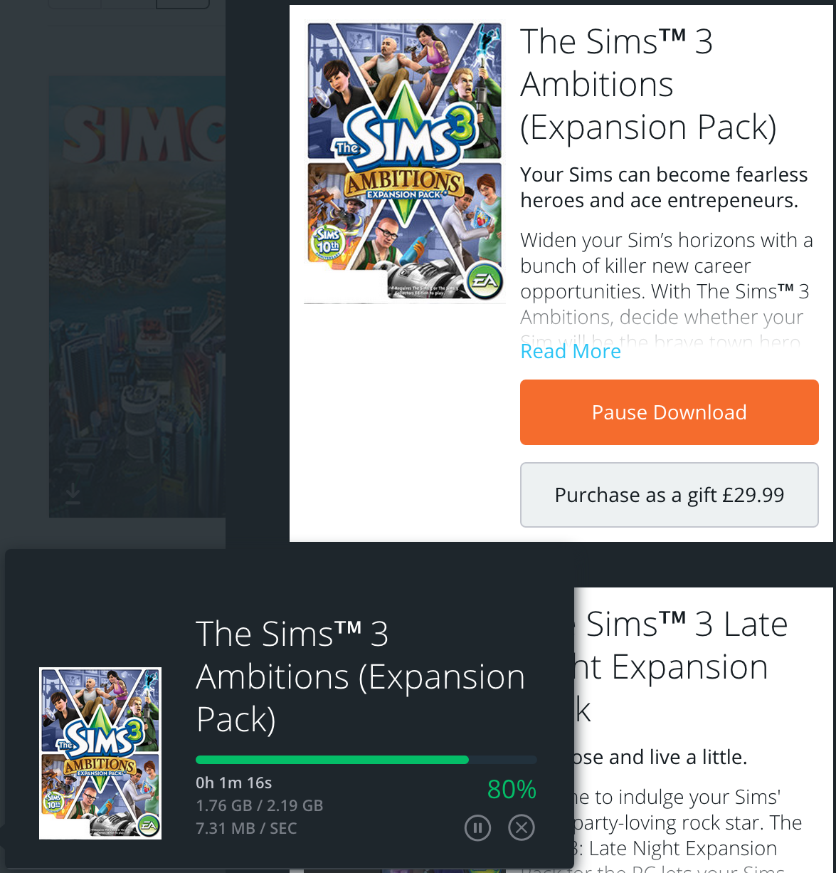 can you access sims 4 for mac on origin basic
